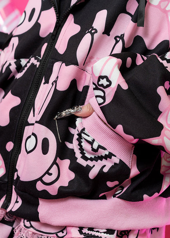  Gloomy Bear X Sophie Powers Cake Oversized Zip Up Hoodie