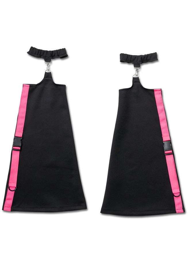  Uzurai Cyberpunk Tech Black Pink Leg Warmer