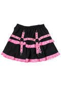  Bunny Dolls Punky Bunny Black Pink Lolita Skirt