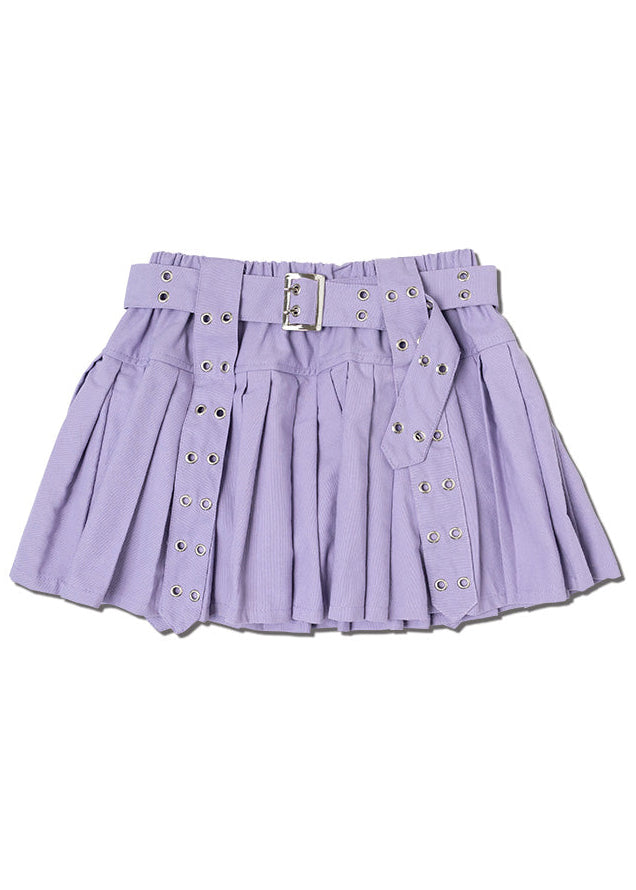  Royal Road Punk Rock Lavender Pleated Skirt