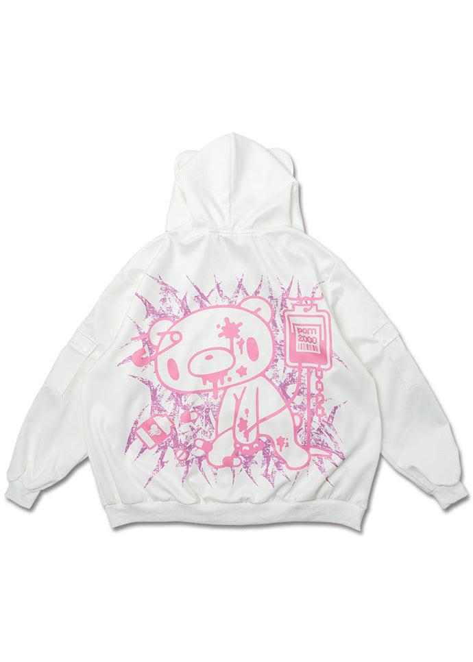  Gloomy Bear Pastel Gloomy Mesh Oversized Mesh Jacket