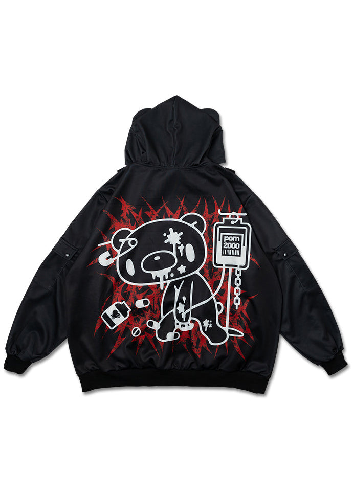  Gloomy Bear Dark Gloomy Mesh Oversized Mesh Jacket