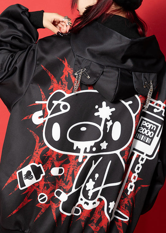  Gloomy Bear Dark Gloomy Mesh Oversized Mesh Jacket