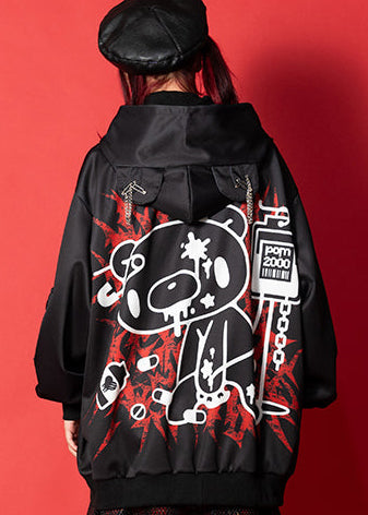  Gloomy Bear Dark Gloomy Mesh Oversized Mesh Jacket