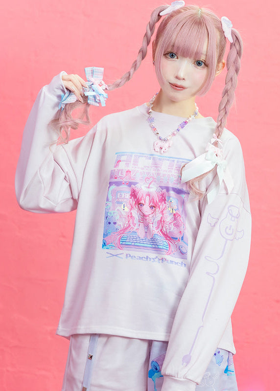  Peach Punch Idol Tenshi Long Sleeves Tee