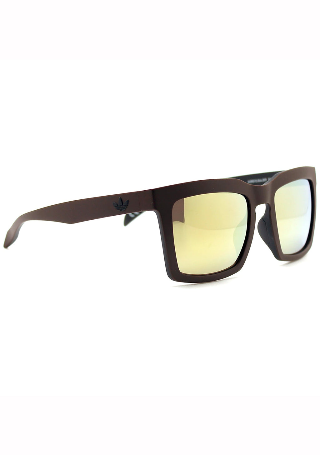 Adidas Originals Oversized Square Mirror Sunglasses In Brown/Gold