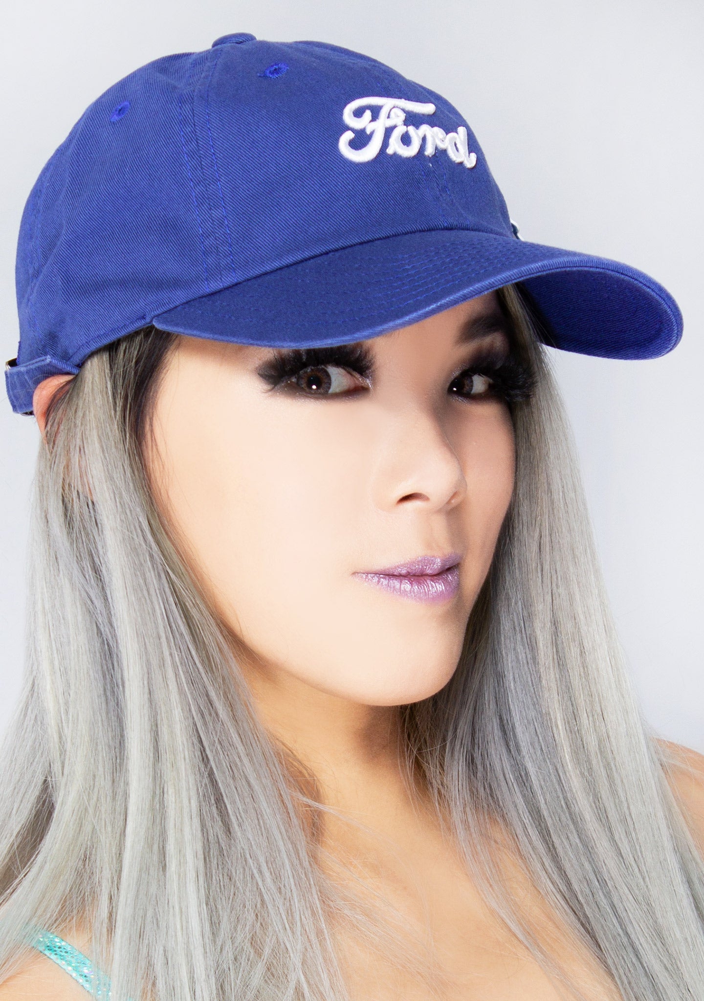 AMERICAN NEEDLE Ford Slouch Baseball Raglan Hat