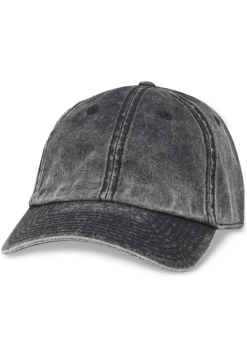 AMERICAN NEEDLE Blank Elston Washed Raglan Hat In Black