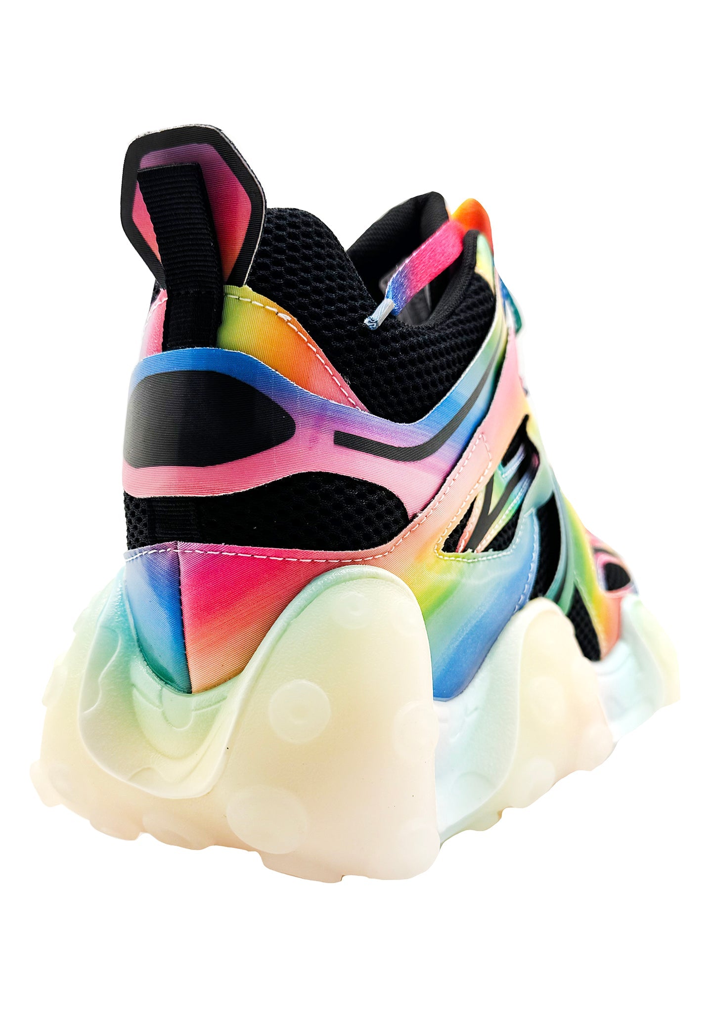  CARAMBOLA 03 Virtual Vibrance Black Platform Sneakers