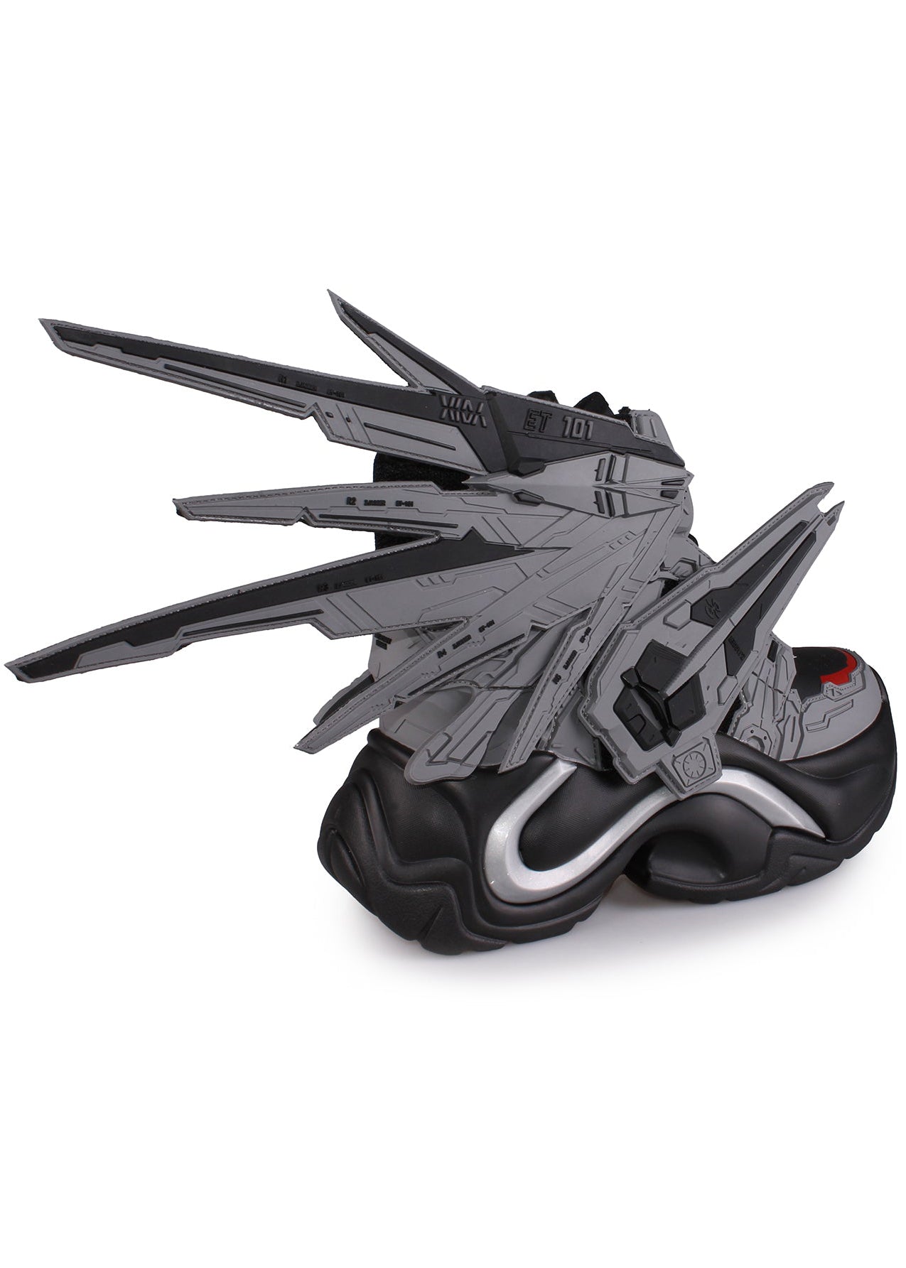  JUPITER 05 Black Knight Grey Platform Sneakers