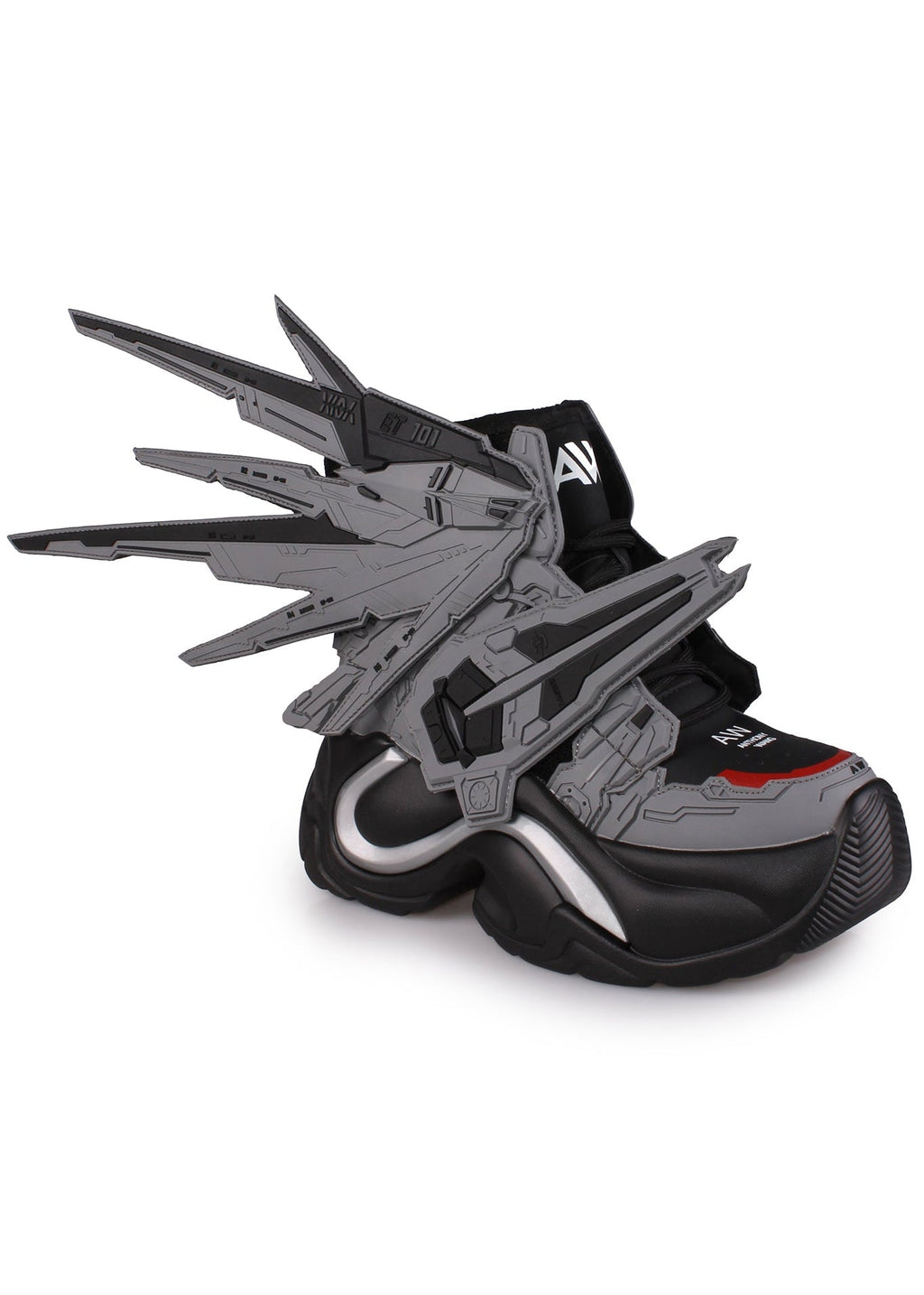  JUPITER 05 Black Knight Grey Platform Sneakers