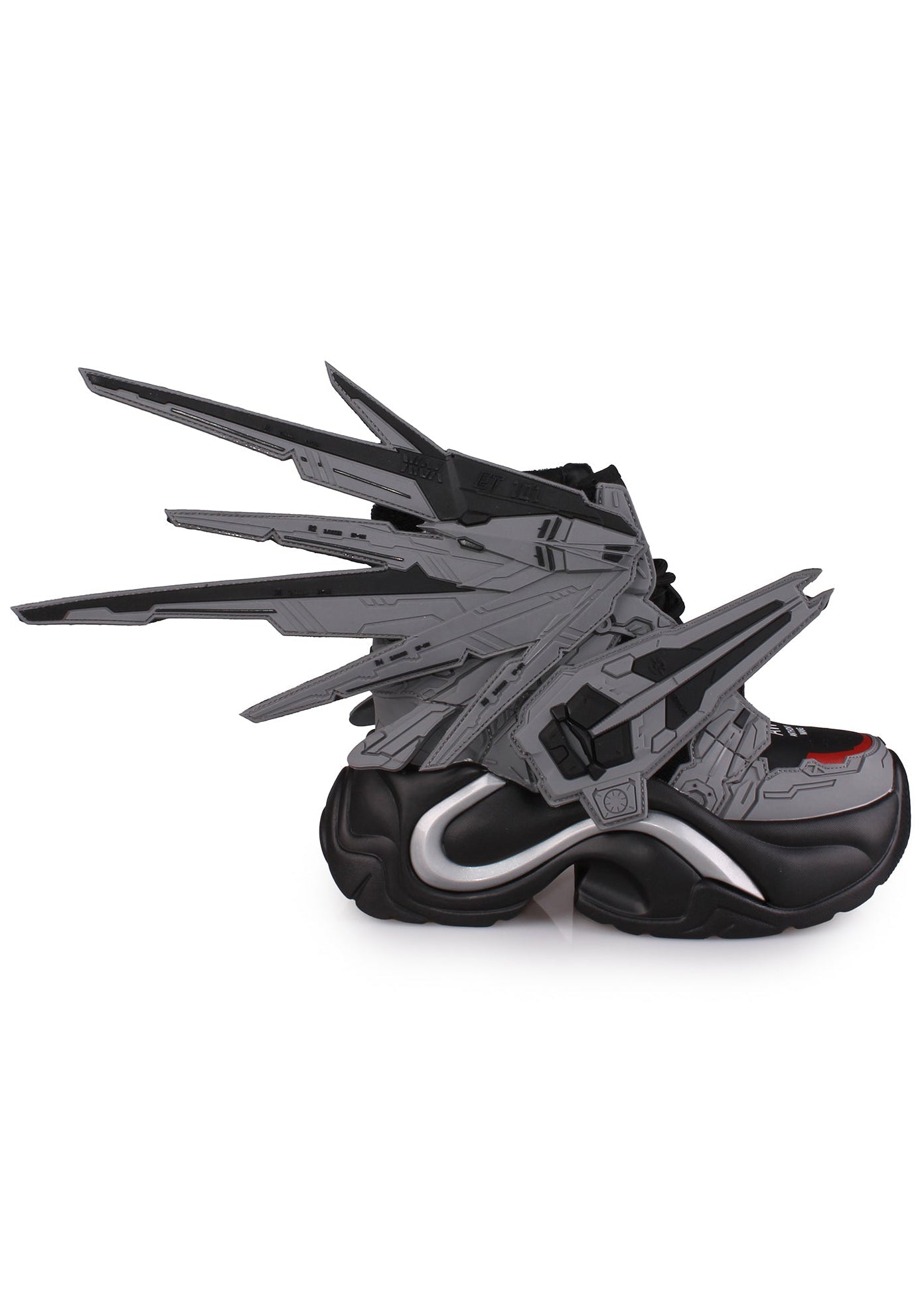  JUPITER 05 Black Knight Grey Platform Sneakers