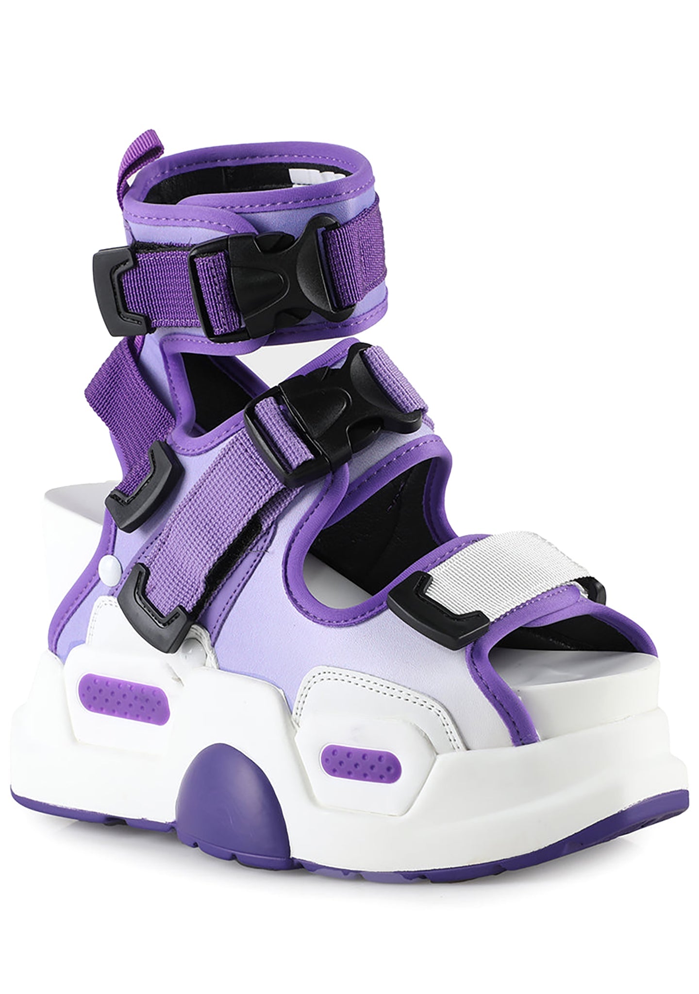  MULBERRY 03 Metamorphosis Purple Platform Sandals