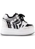  QUINCE 02 Cyber Storm White Platform Sneakers