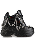  SPACE CANDY Interstellar Black Hologram Platform Sneaker
