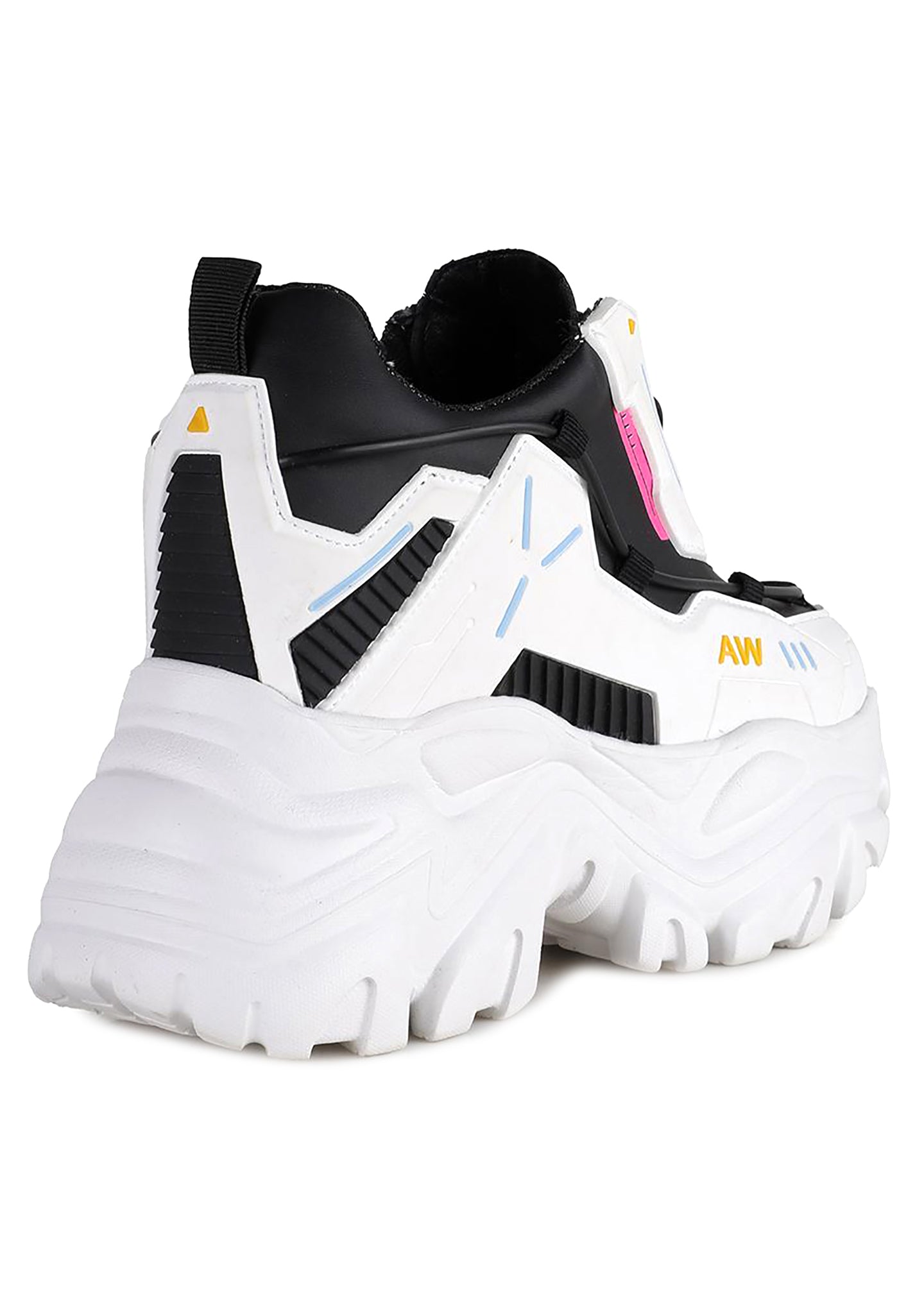  WATERMELON 04 Neo Genesis White Platform Sneakers
