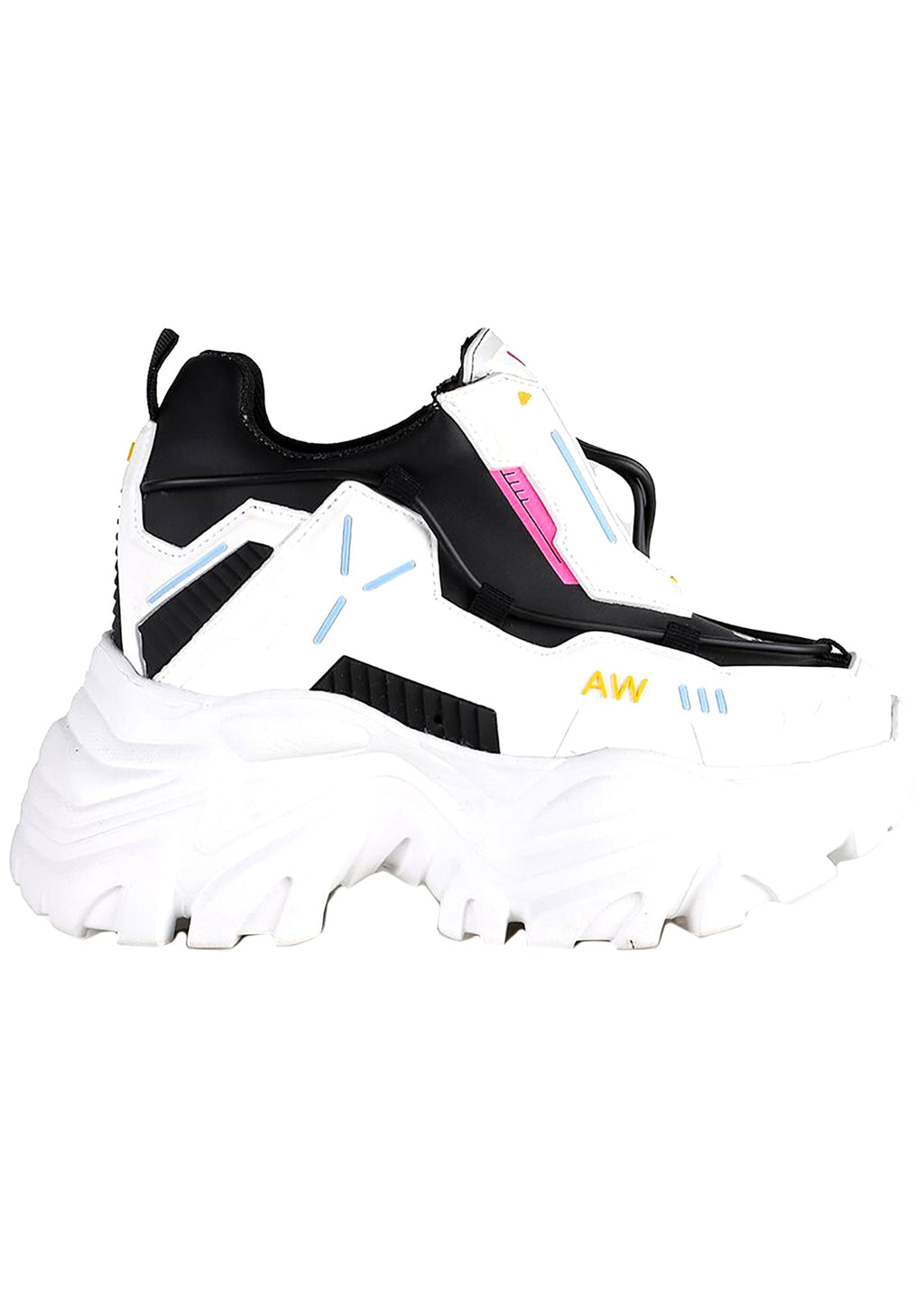  WATERMELON 04 Neo Genesis White Platform Sneakers