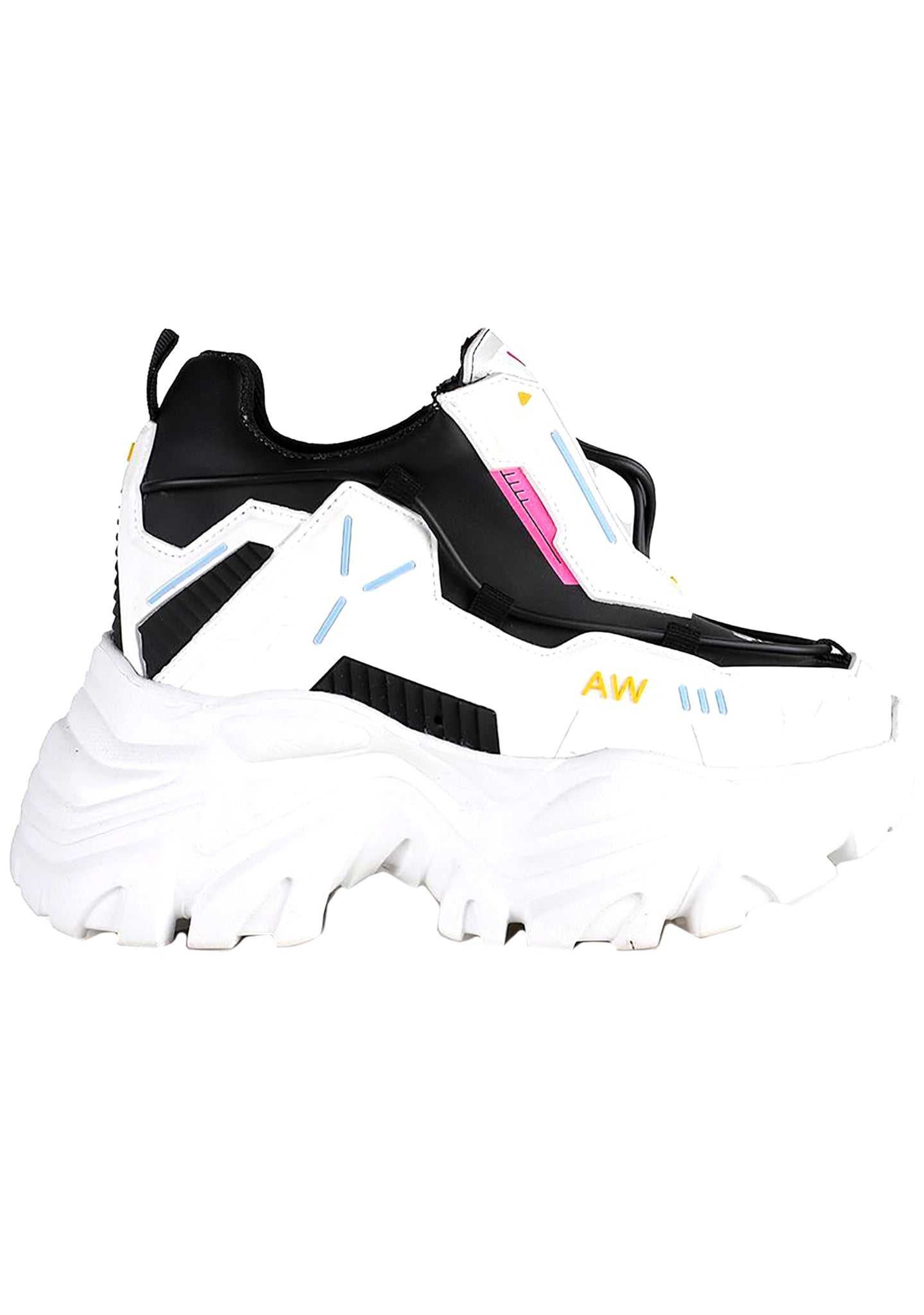  WATERMELON 04 Neo Genesis White Platform Sneakers