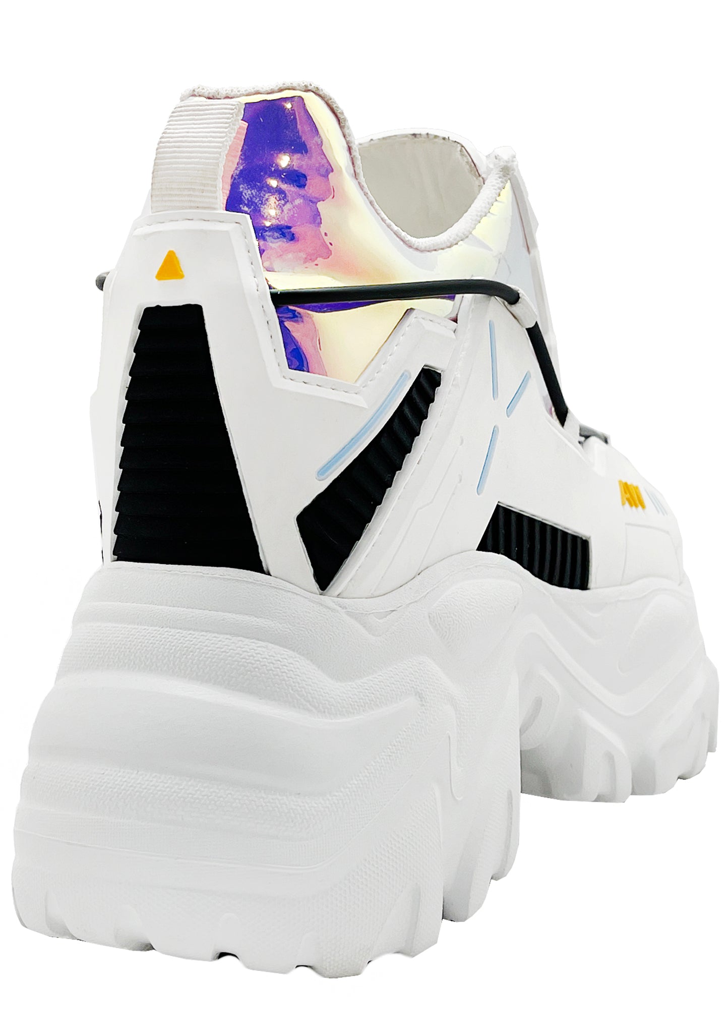  X LASR Exclusive Watermelon 04 Cybernetic White Platform Sneakers
