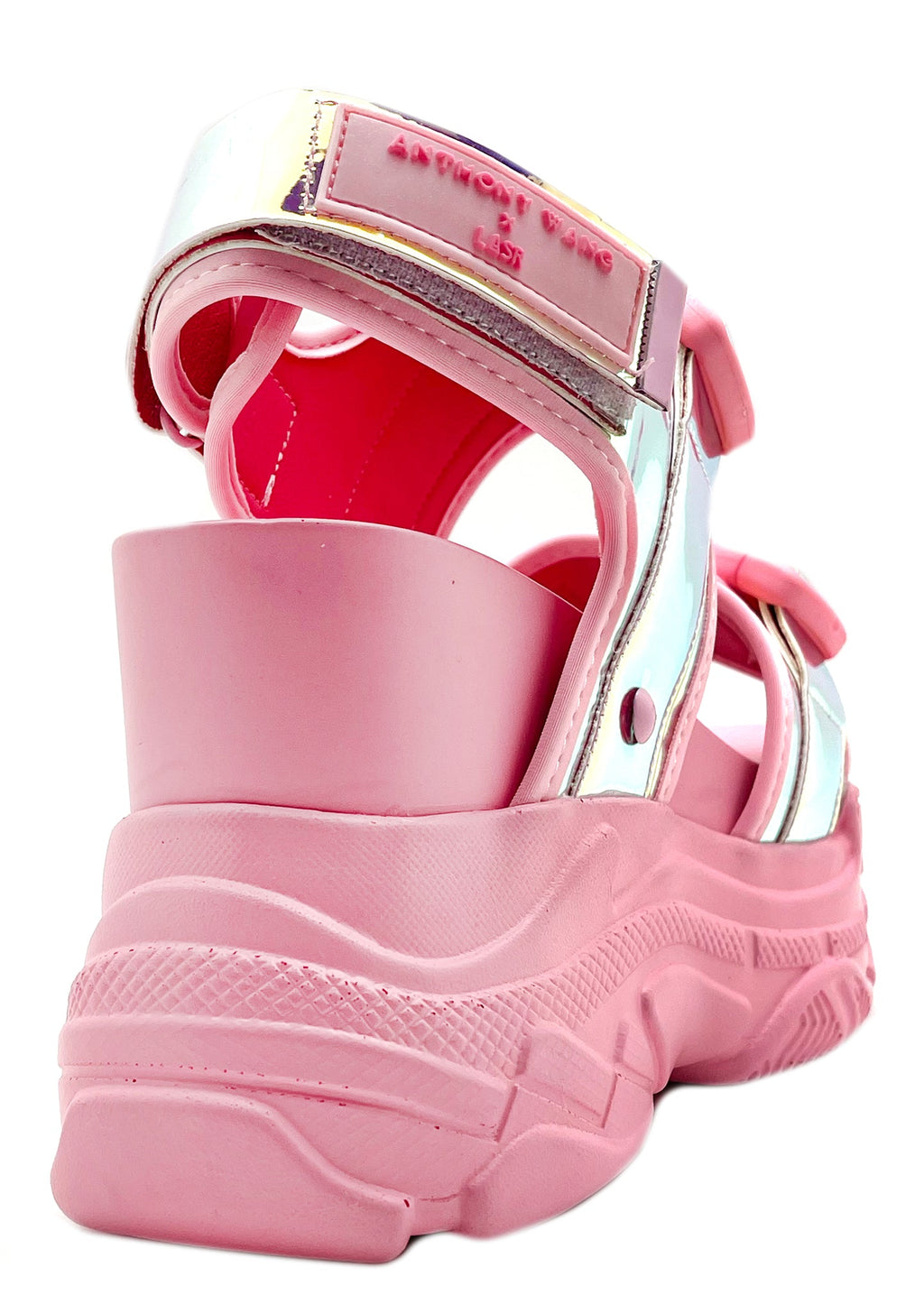  X LASR Exclusive Peach 02 Electric Barbie Pink Platform Sandals