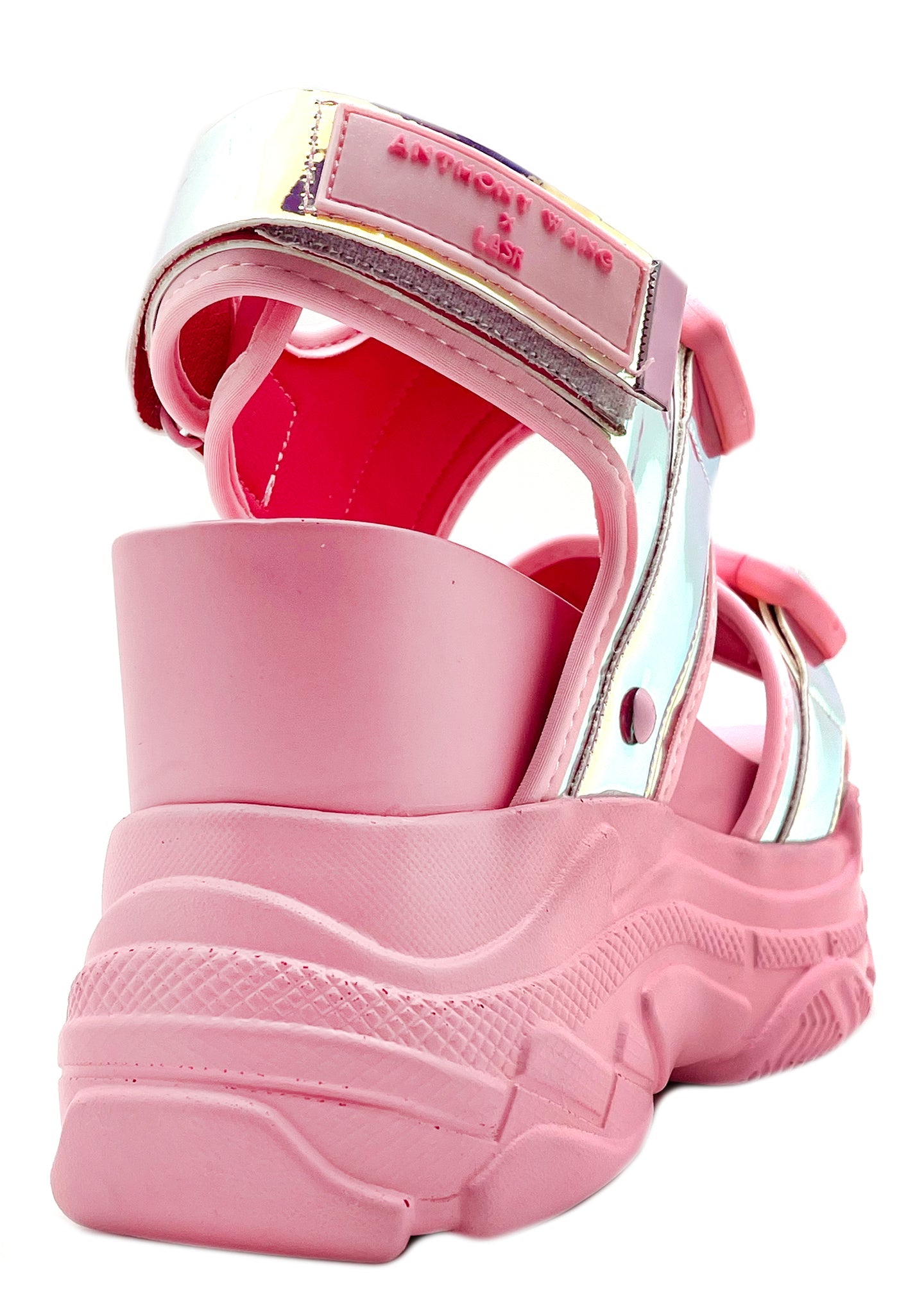 X LASR Exclusive Peach 02 Electric Barbie Pink Platform Sandals