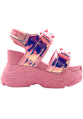  X LASR Exclusive Peach 02 Electric Barbie Pink Platform Sandals