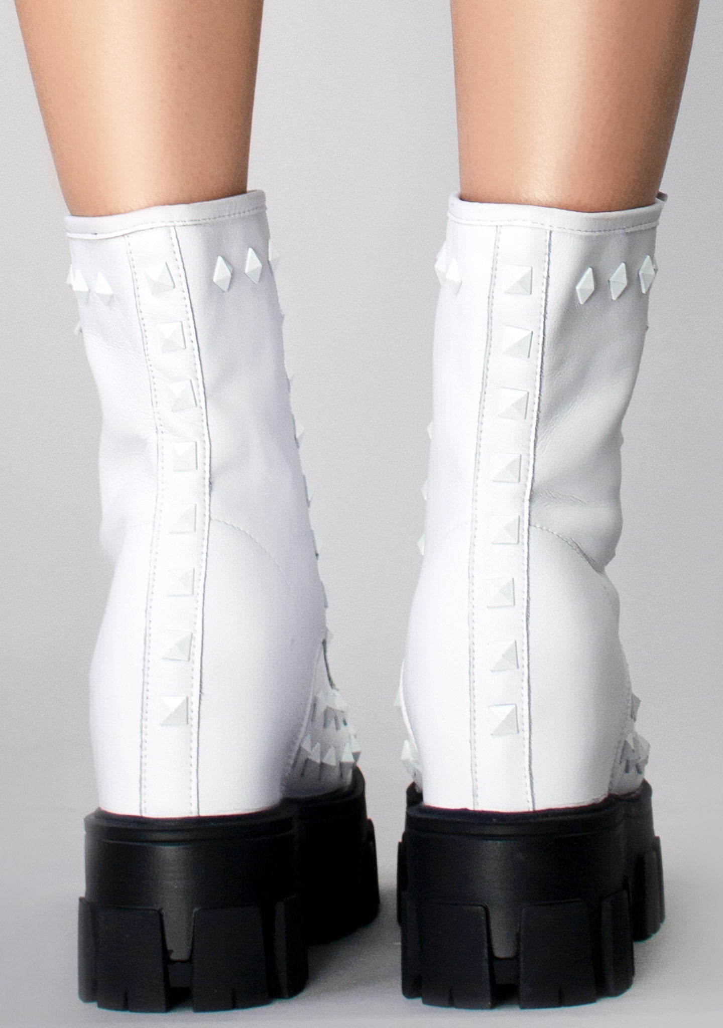  X WTF Master Kush Angels Mercy White Platform Boots