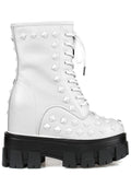  X WTF Master Kush Angels Mercy White Platform Boots