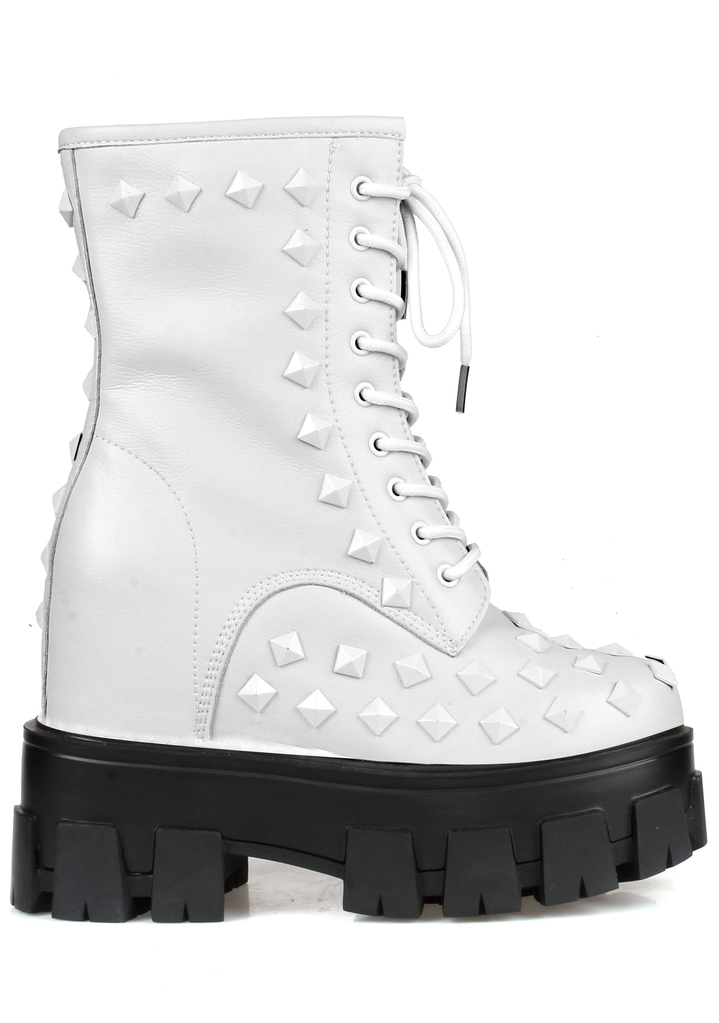  X WTF Master Kush Angels Mercy White Platform Boots