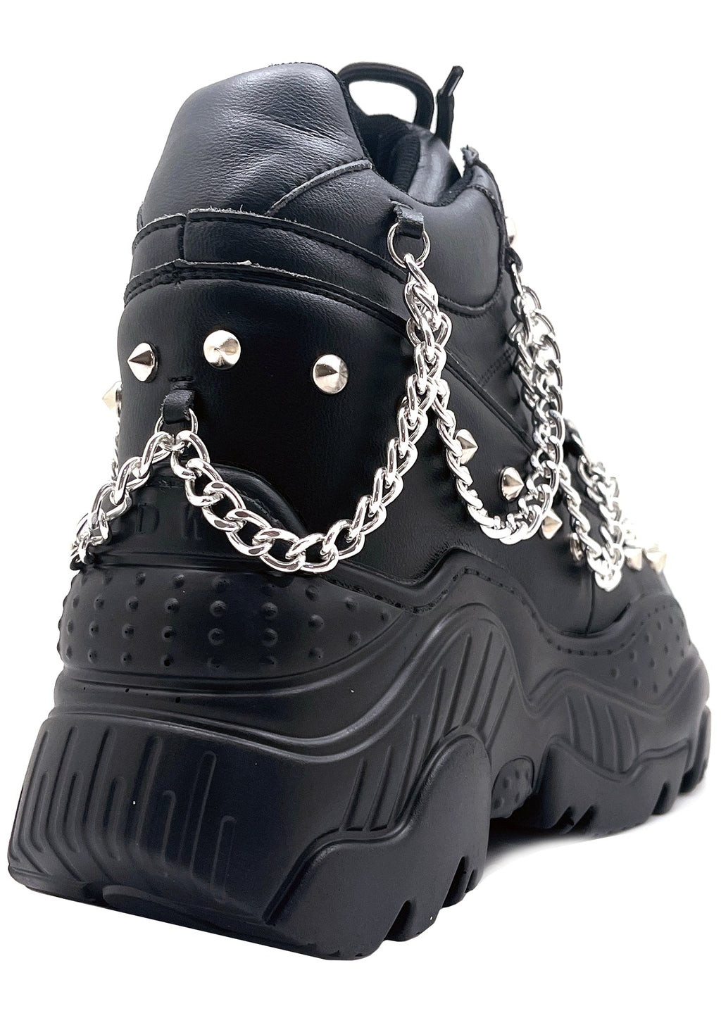  SPACE CANDY Problem Child Black Platform Sneakers
