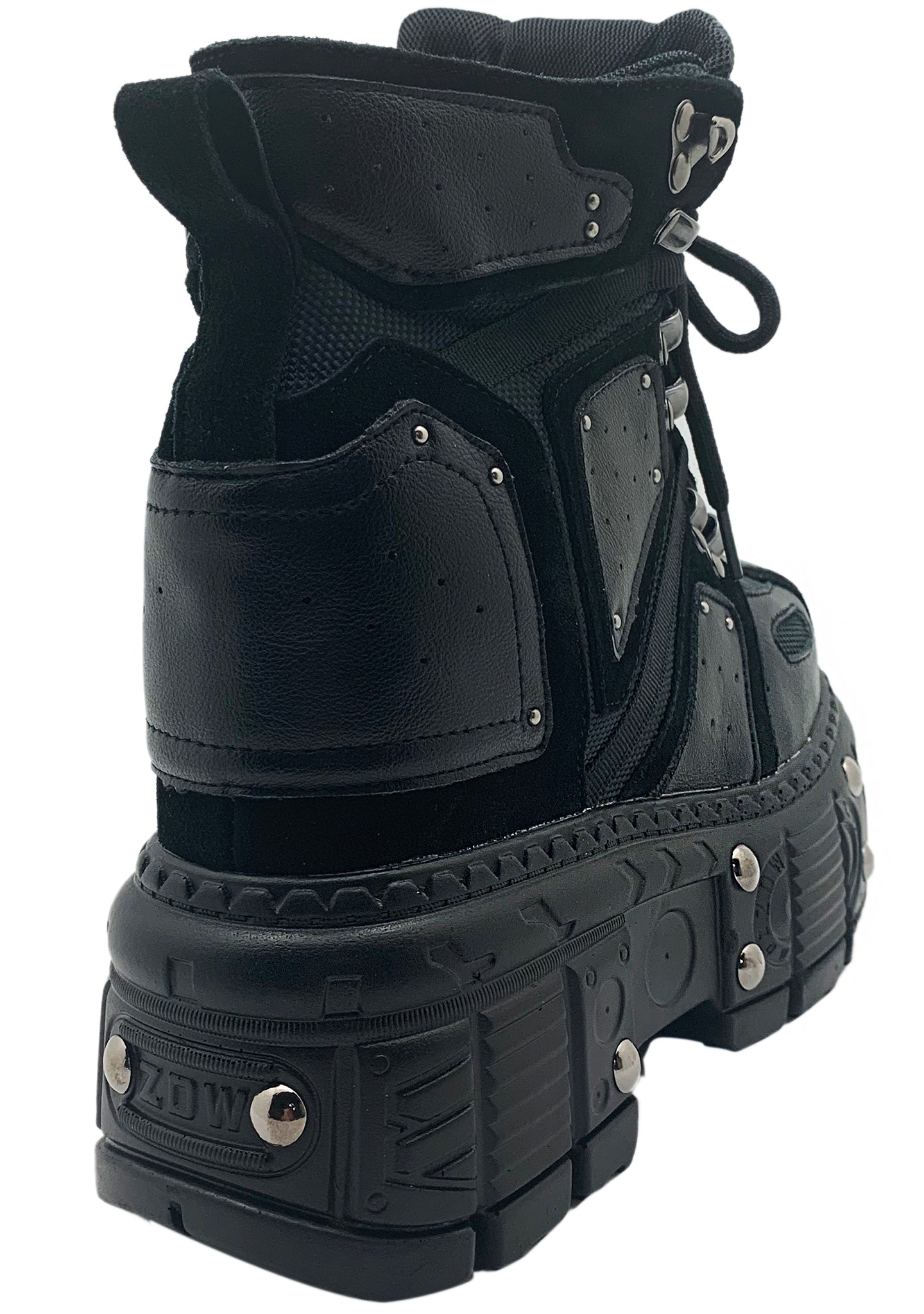  X LASR Exclusive Mangosteen 05 Gone Rogue Black Platform Sneakers