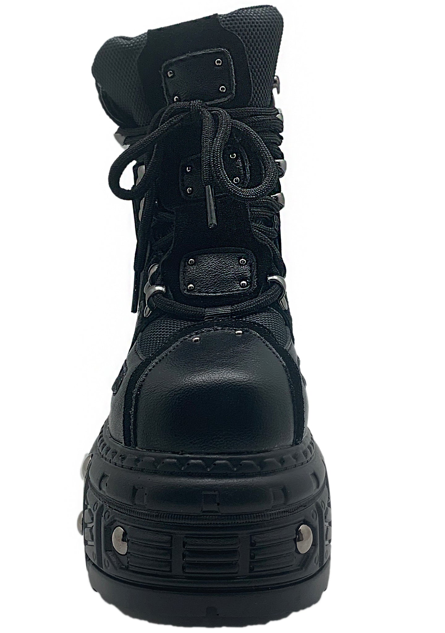  X LASR Exclusive Mangosteen 05 Gone Rogue Black Platform Sneakers