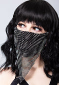  Mesmerized Rhinestone Face Mask