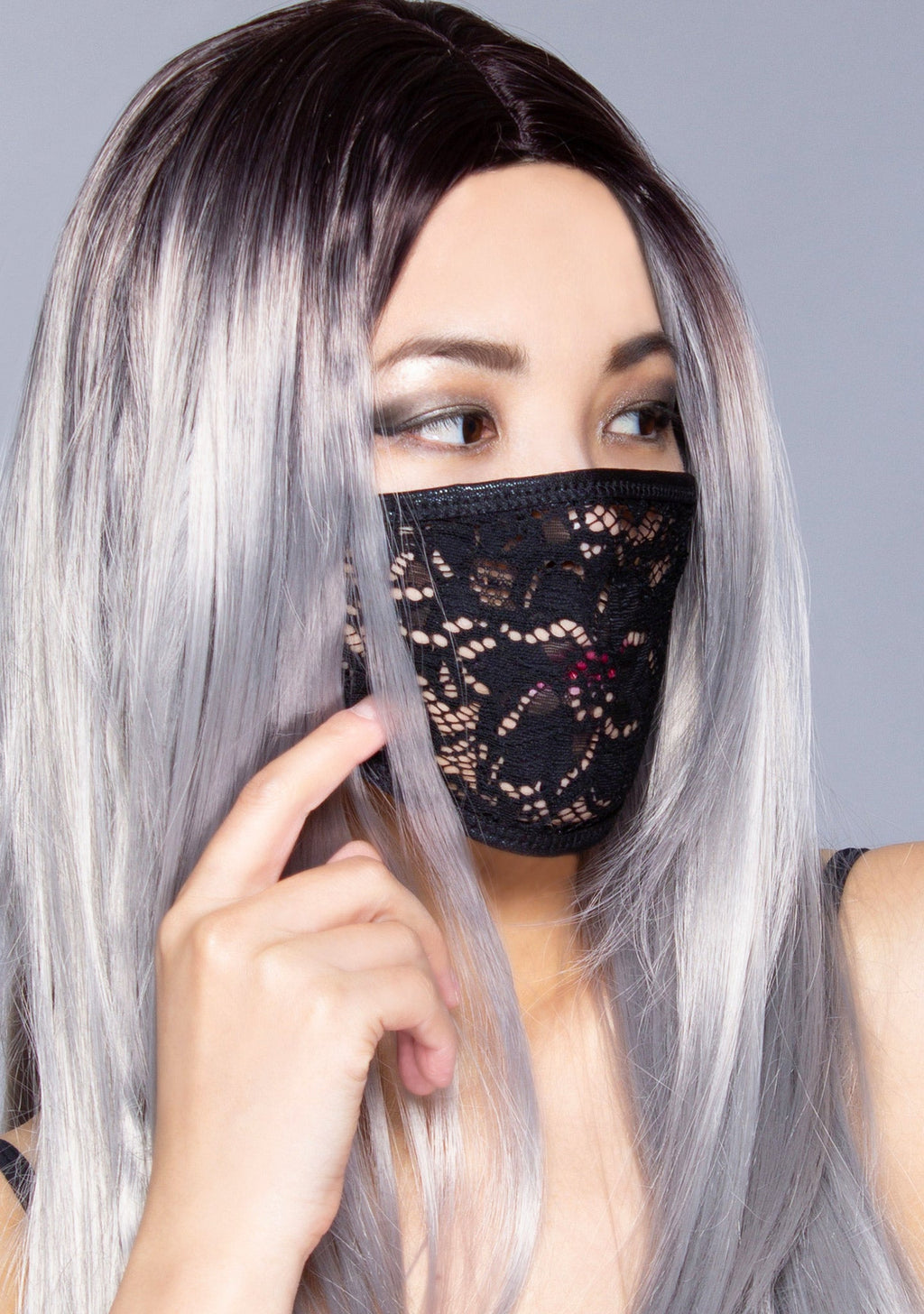  Black She-Lace Dust Mask