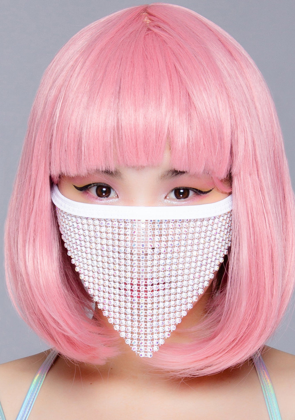  Sparkle Frost AB Stone Crystal Face Mask