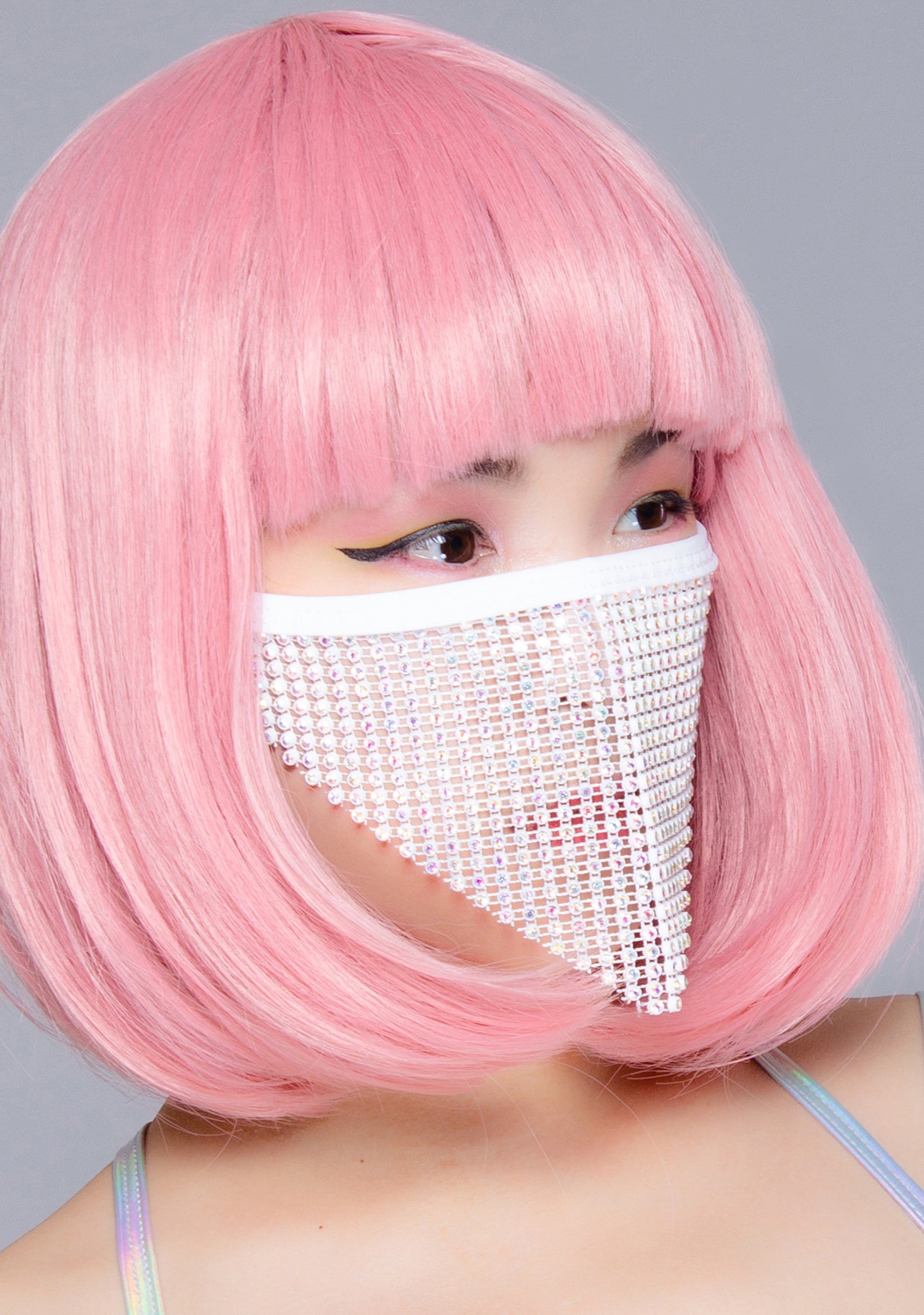  Sparkle Frost AB Stone Crystal Face Mask