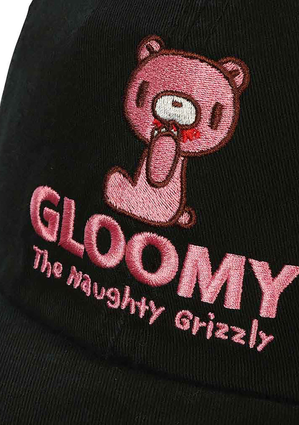 Bioworld Gloomy Bear Embroidered Raglan Hat