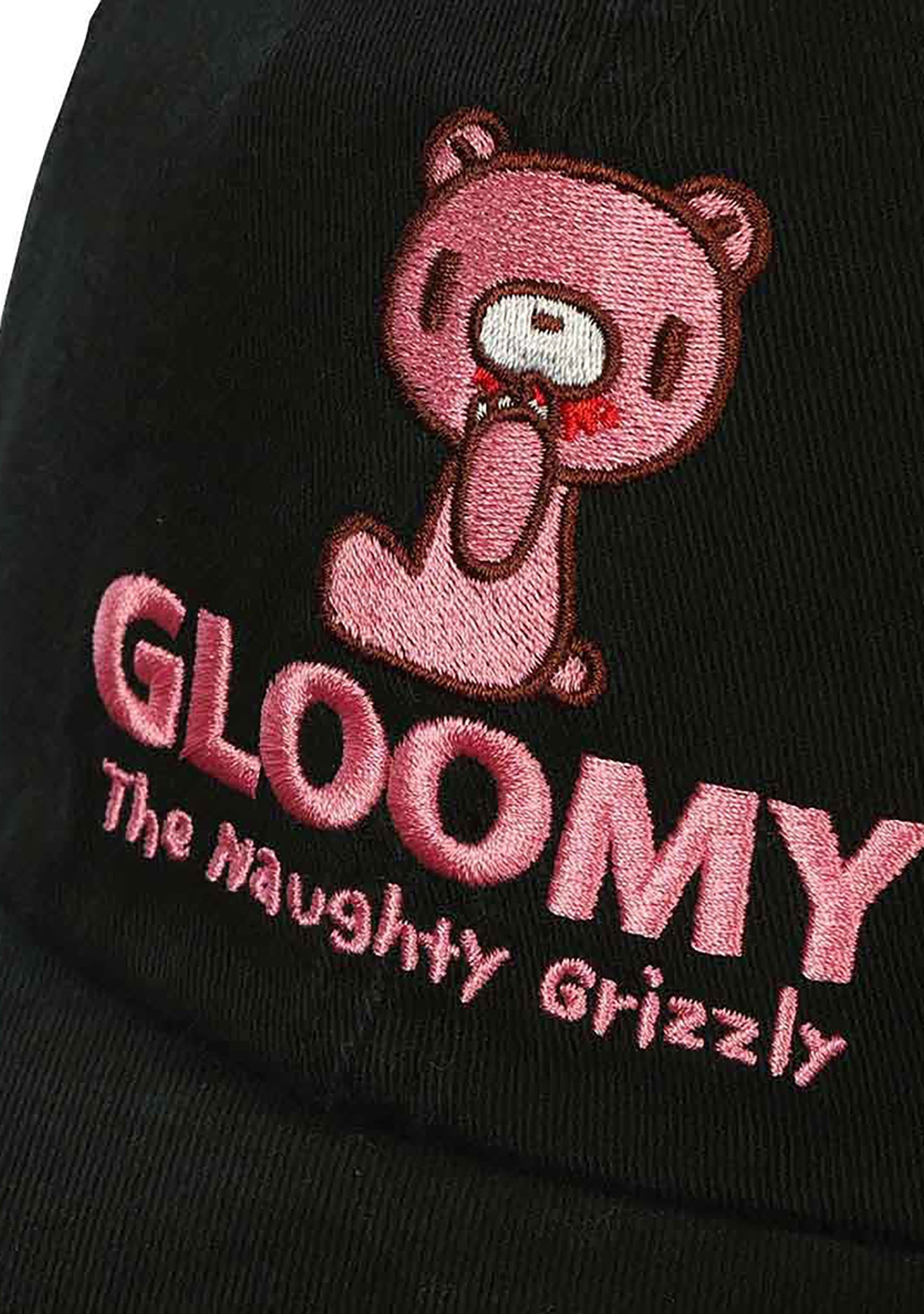 Bioworld Gloomy Bear Embroidered Raglan Hat