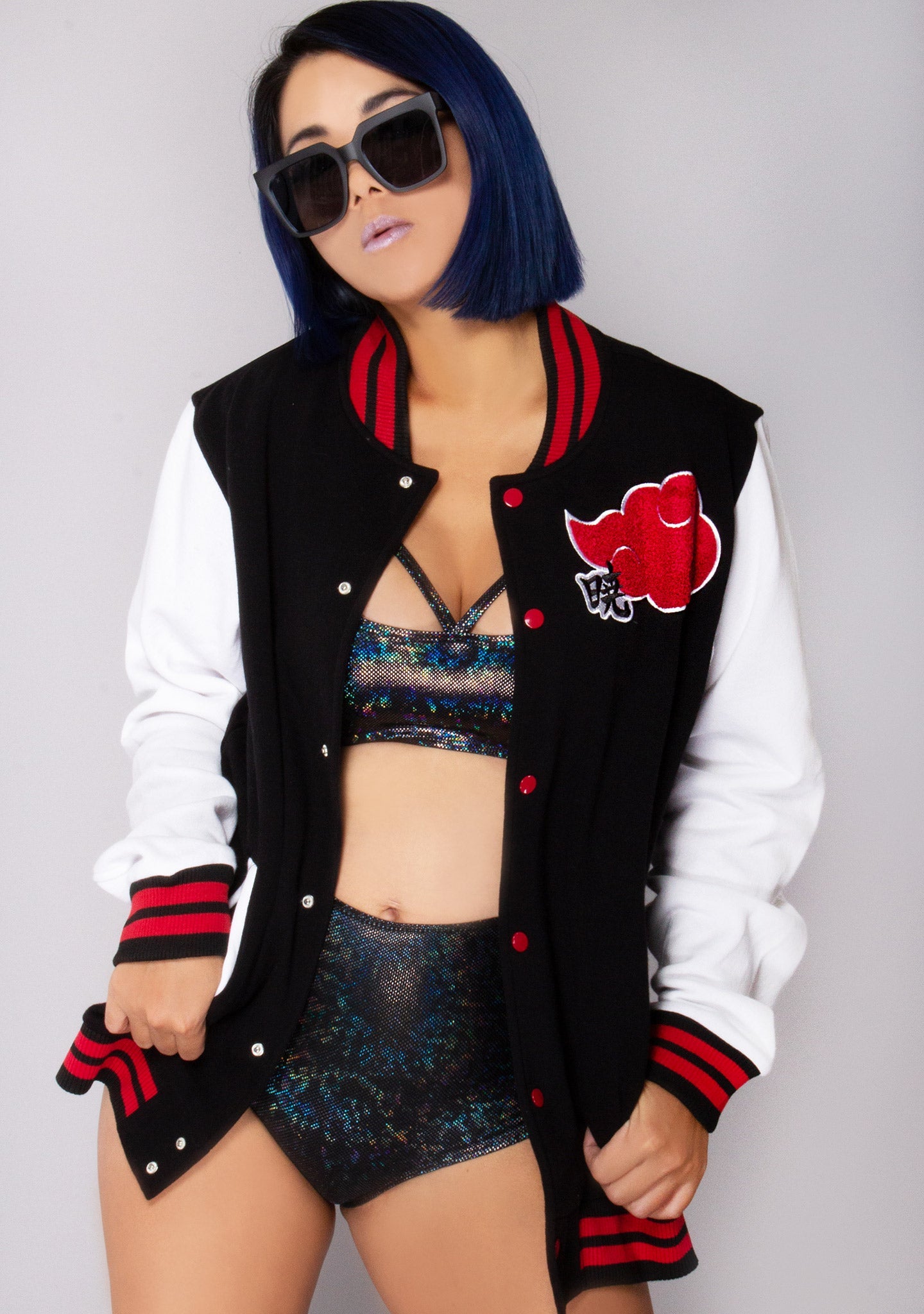 Bioworld Naruto Akatsuki Letterman Jacket
