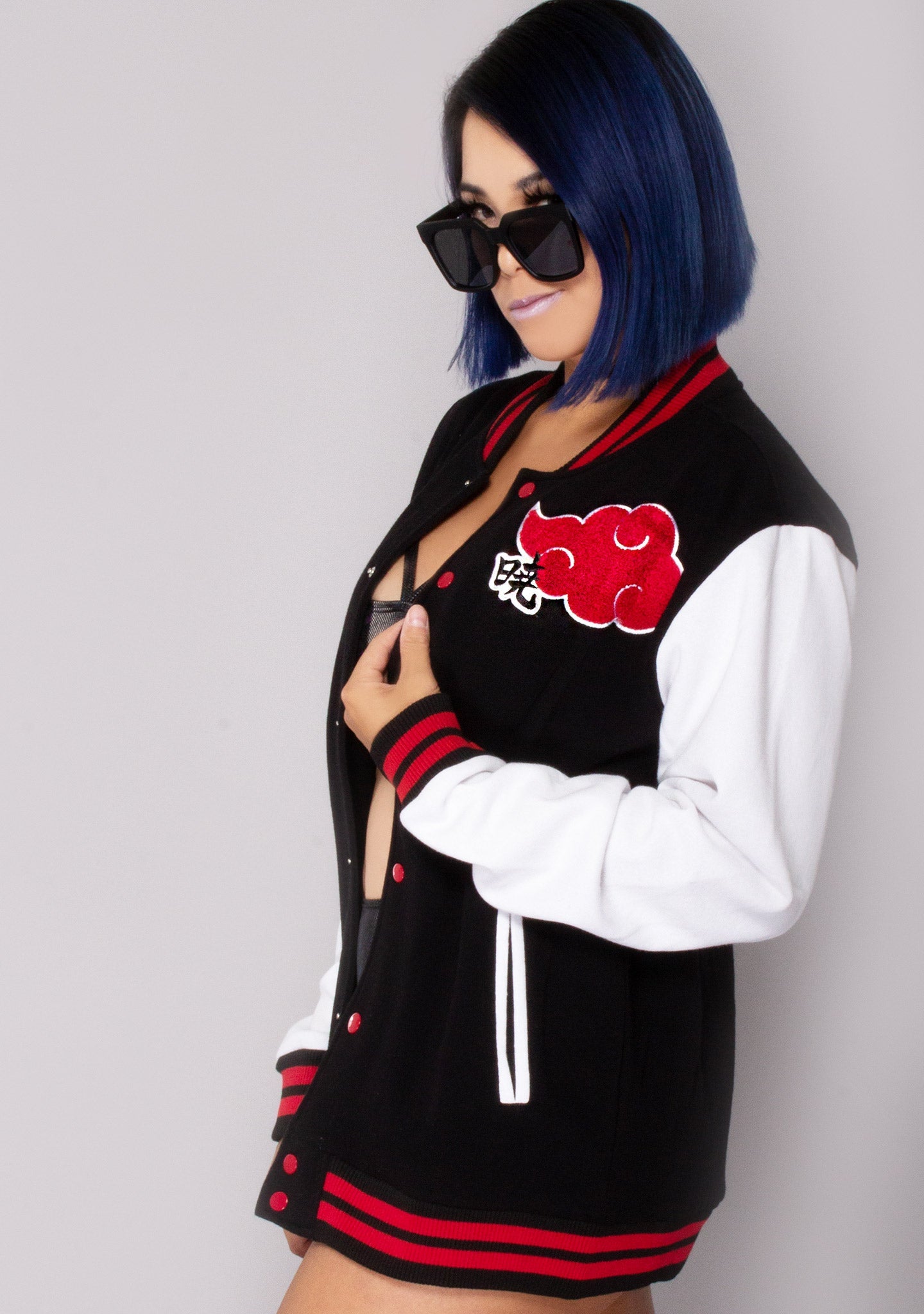 Bioworld Naruto Akatsuki Letterman Jacket
