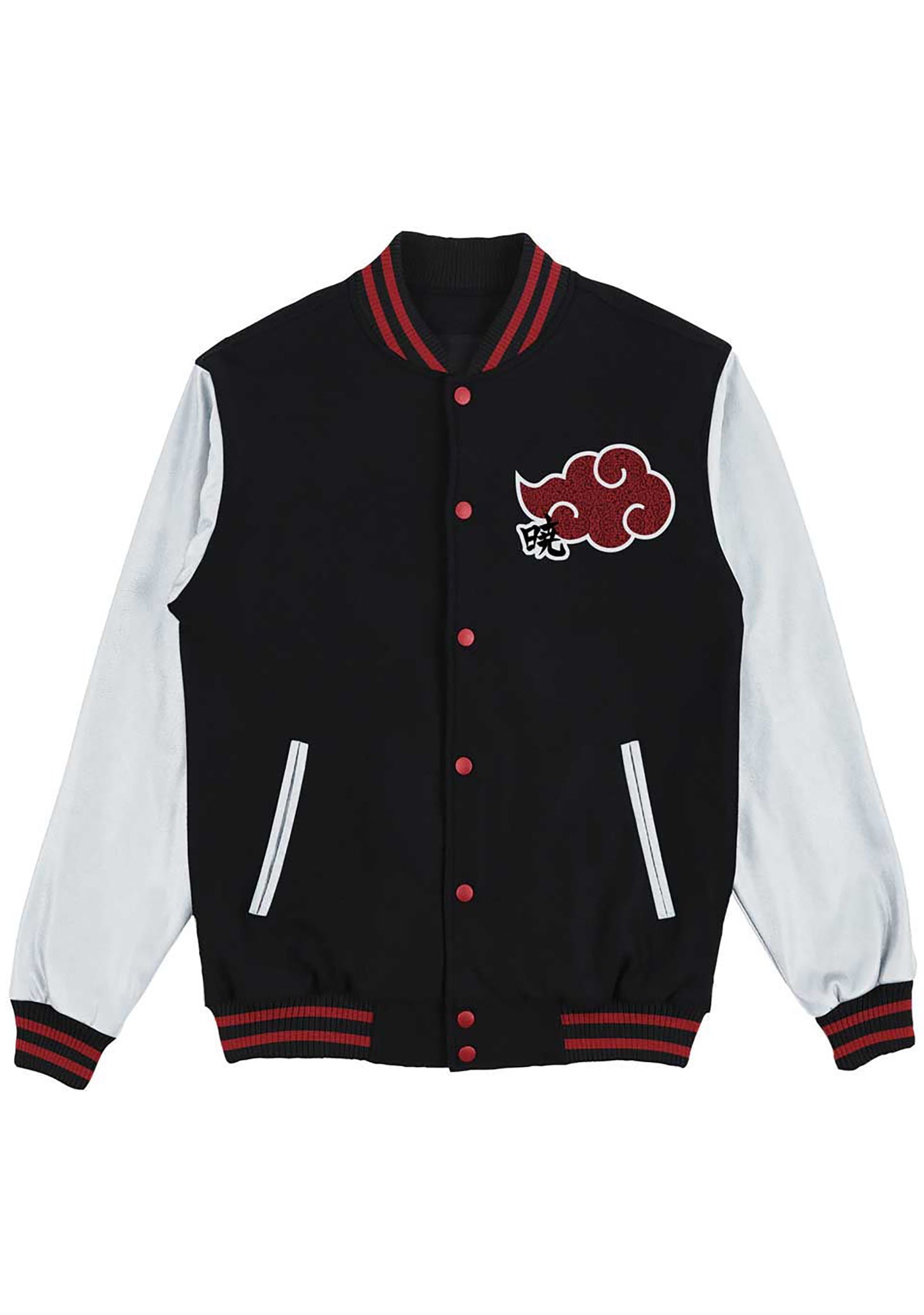 Bioworld Naruto Akatsuki Letterman Jacket