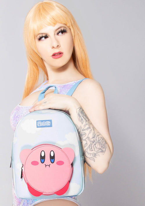 Bioworld Nintendo Kirby Cloud Mini Backpack