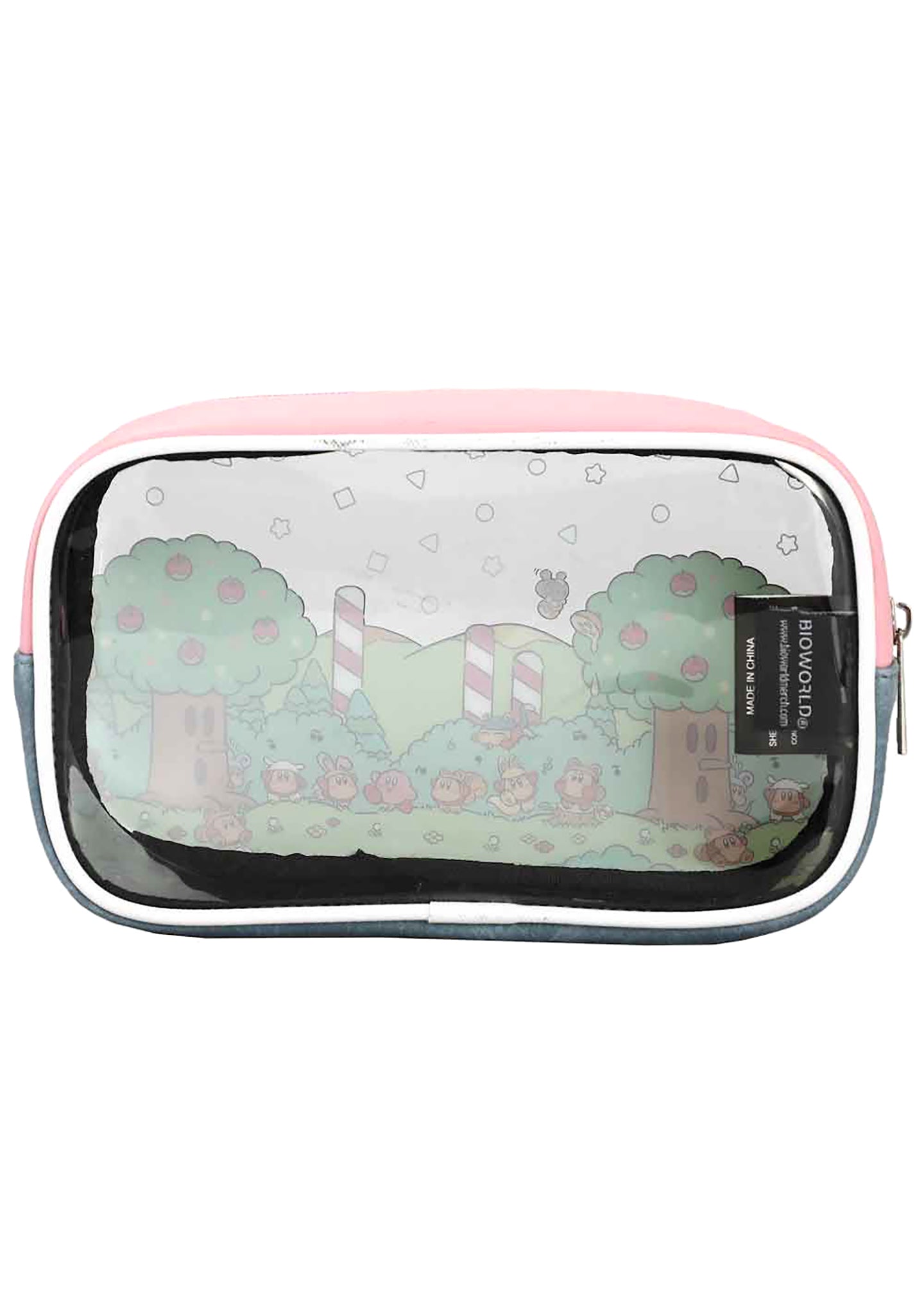 Bioworld Nintendo Kirby Picnic 3 PC Cosmetic Bag Set