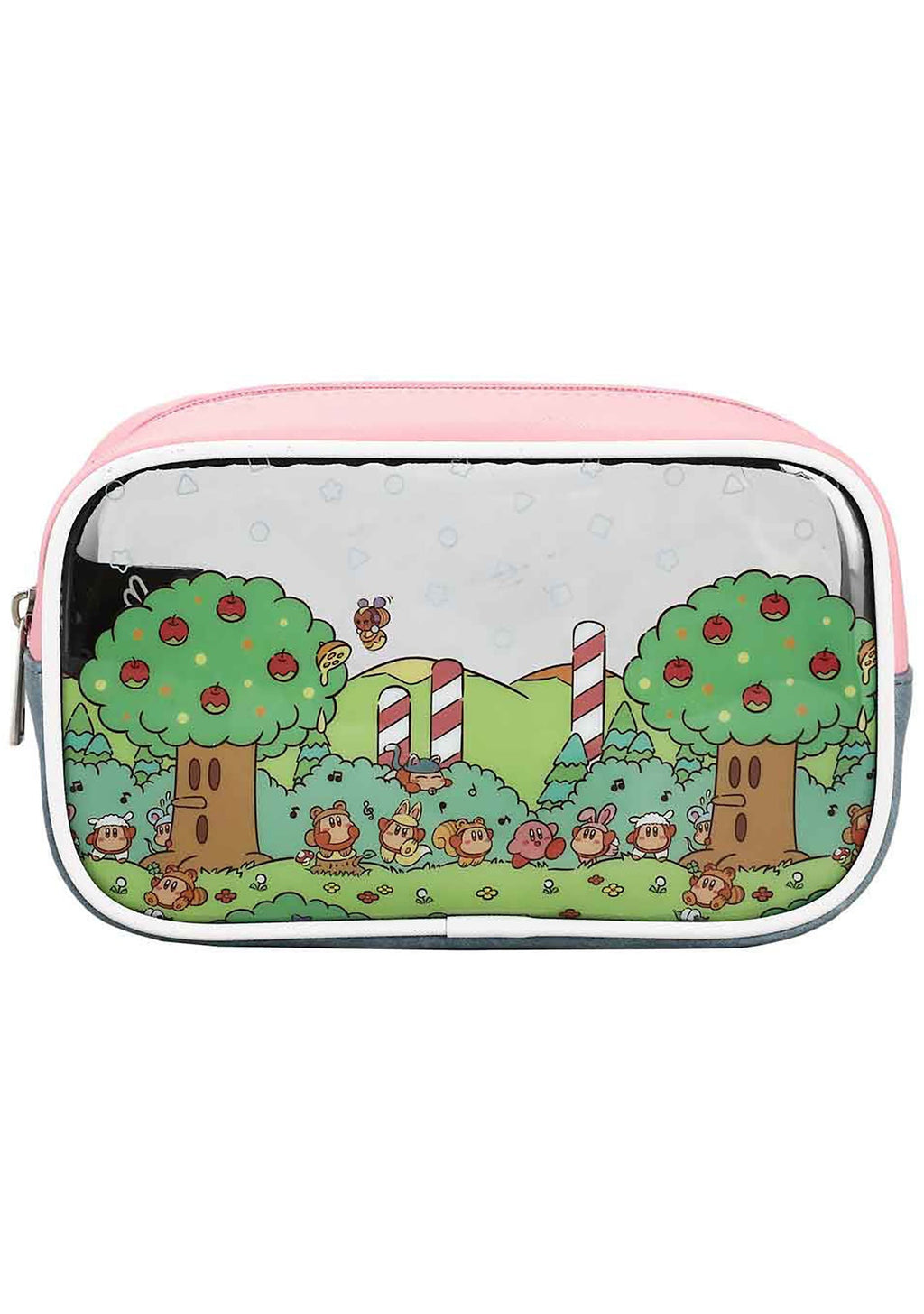 Bioworld Nintendo Kirby Picnic 3 PC Cosmetic Bag Set