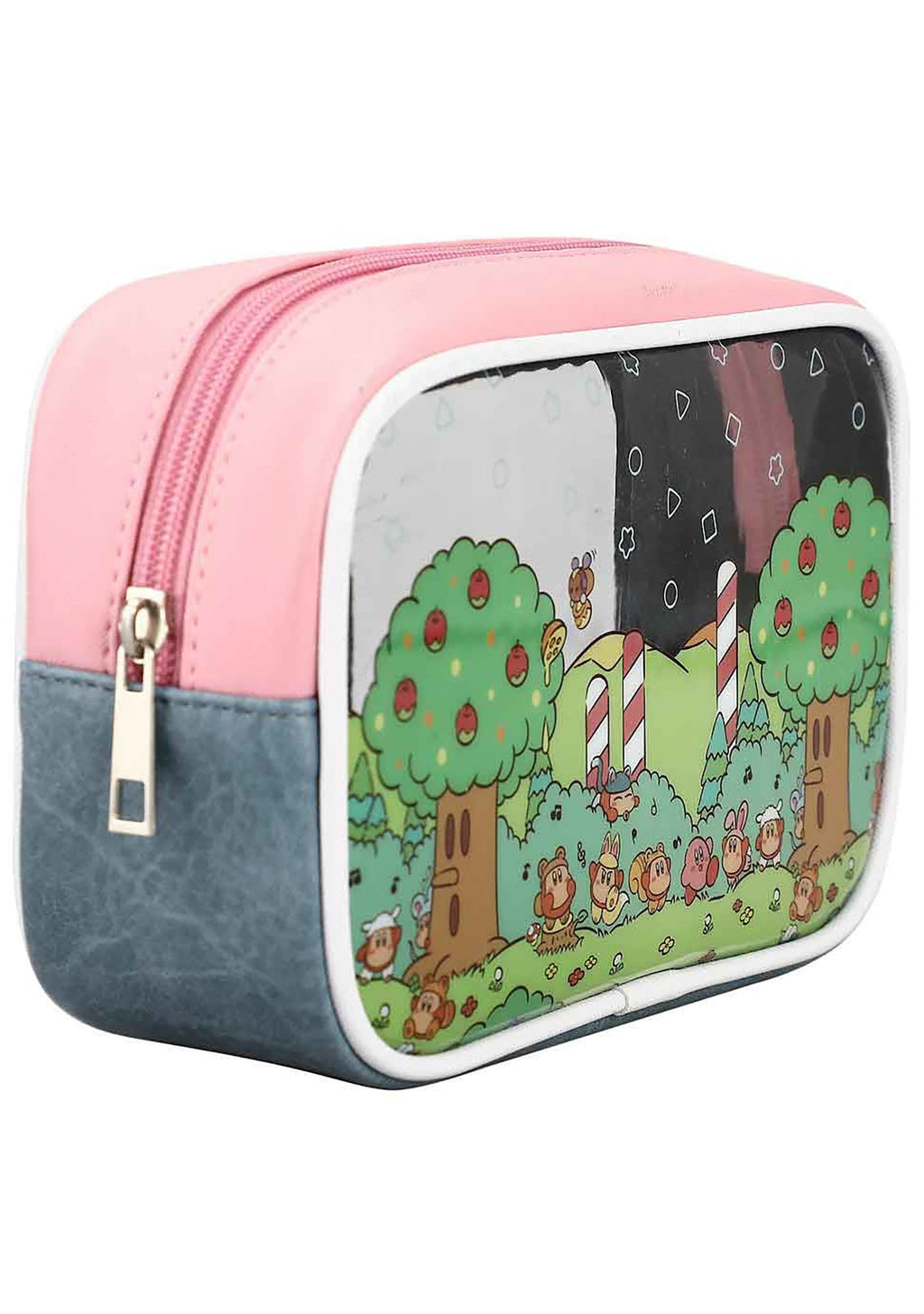 Bioworld Nintendo Kirby Picnic 3 PC Cosmetic Bag Set