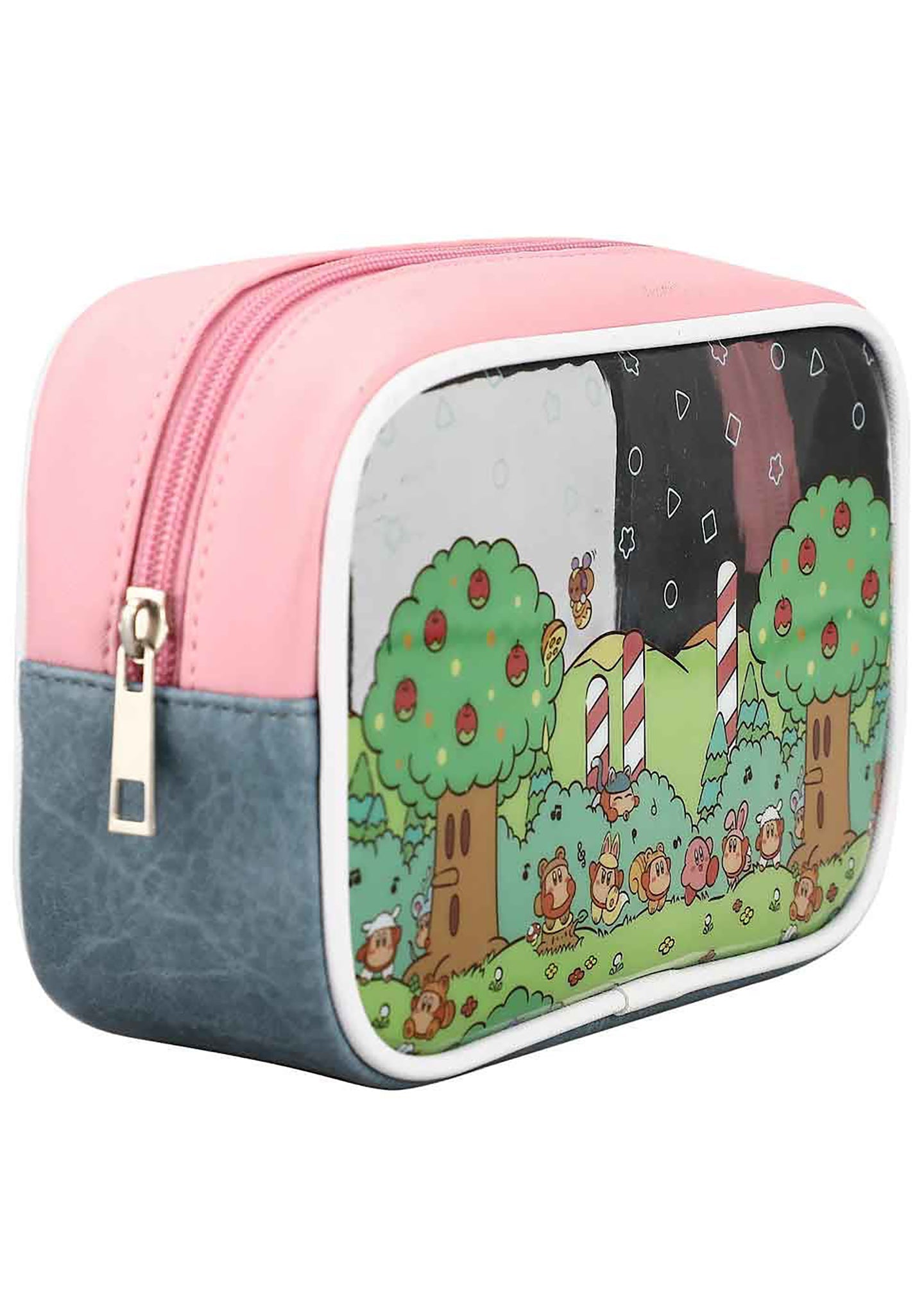 Bioworld Nintendo Kirby Picnic 3 PC Cosmetic Bag Set