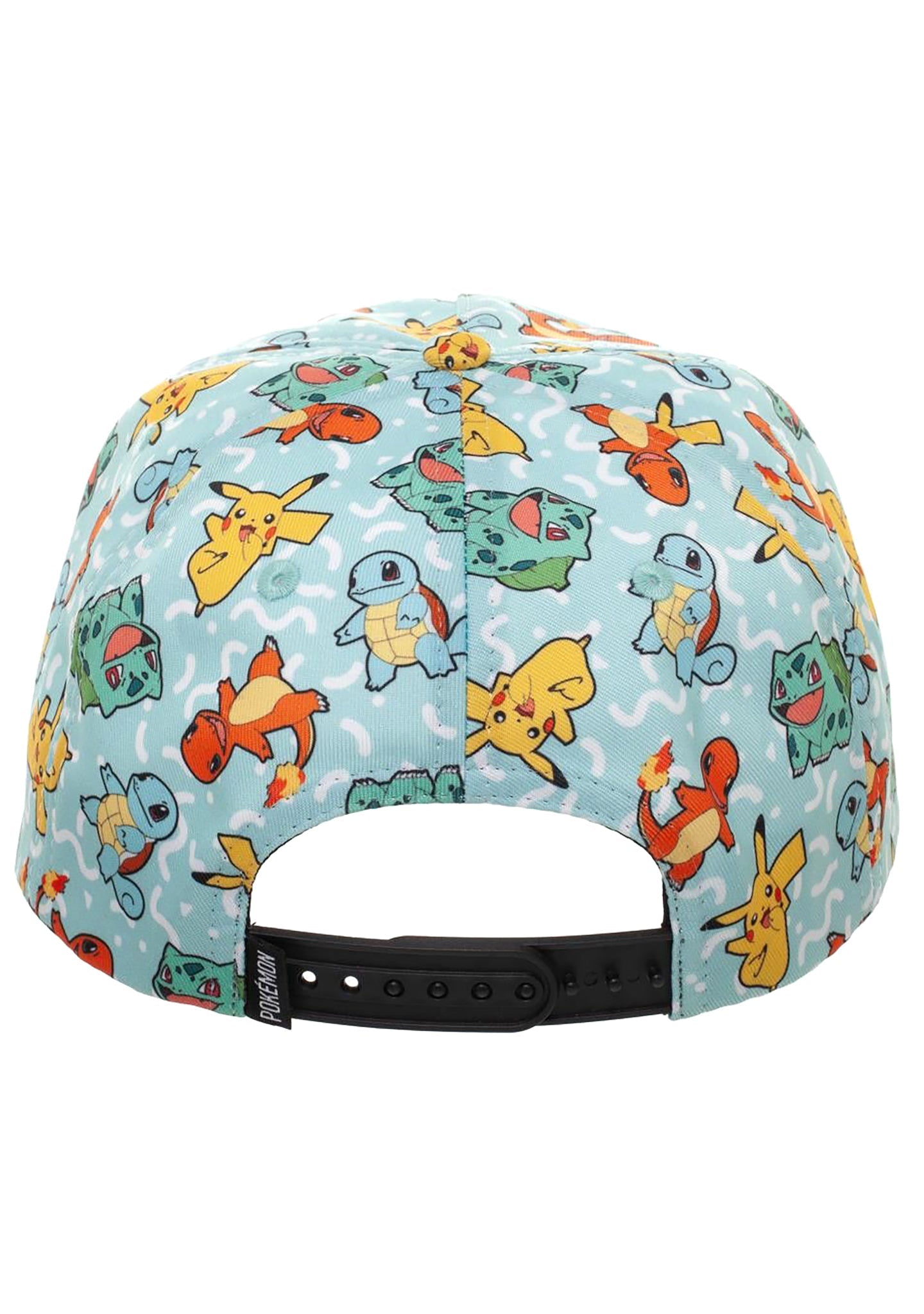 Bioworld Pokemon Starters AOP Snapback Hat