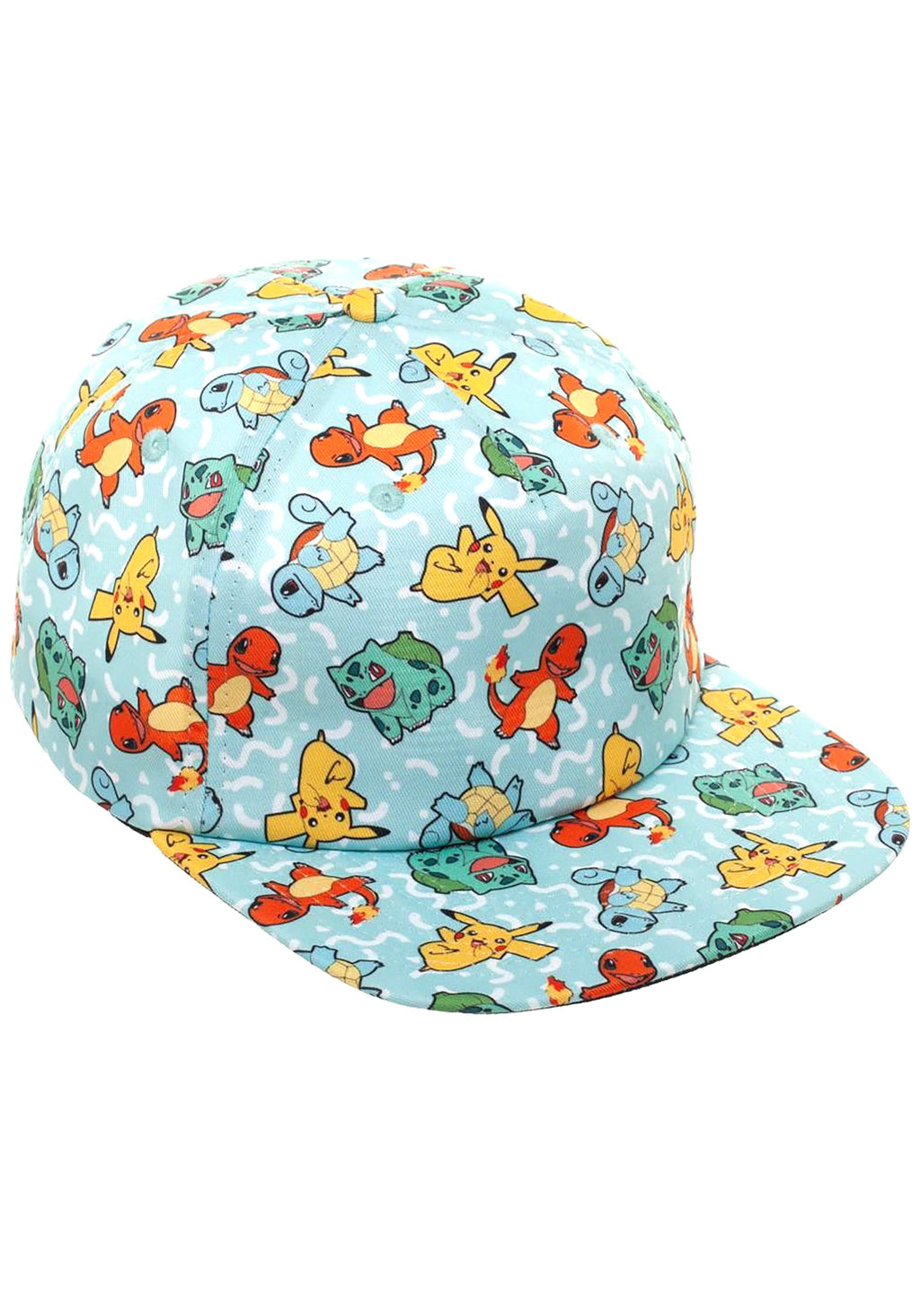 Bioworld Pokemon Starters AOP Snapback Hat