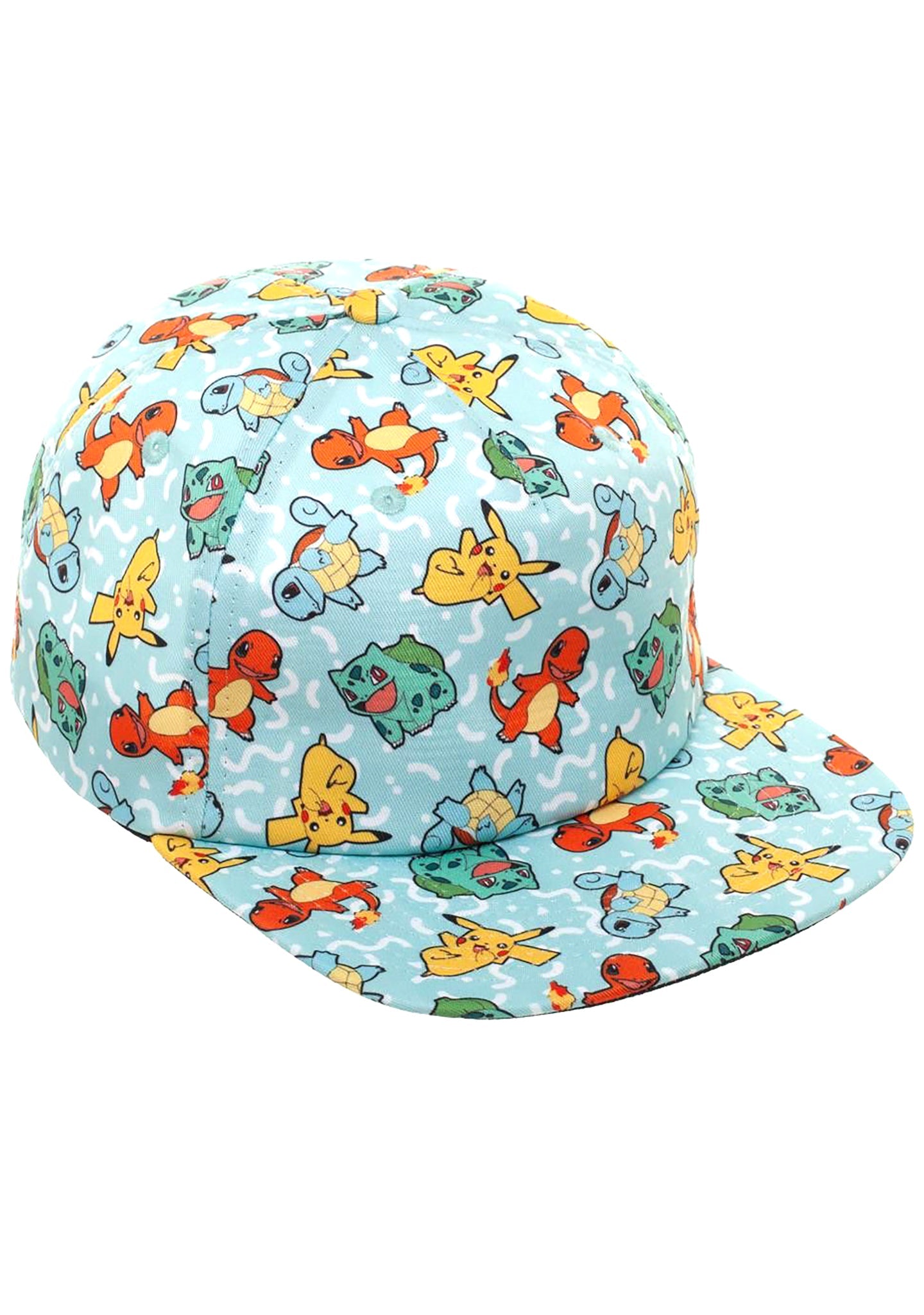 Bioworld Pokemon Starters AOP Snapback Hat