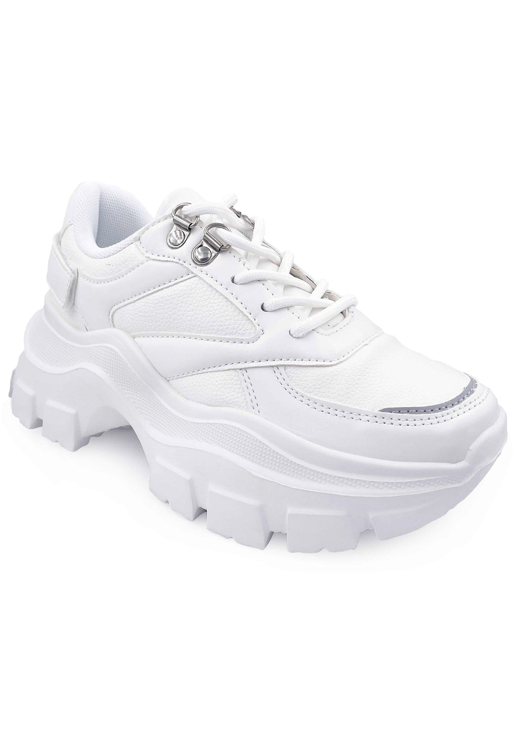  DAMIAN 03 Elevation White Platform Sneakers